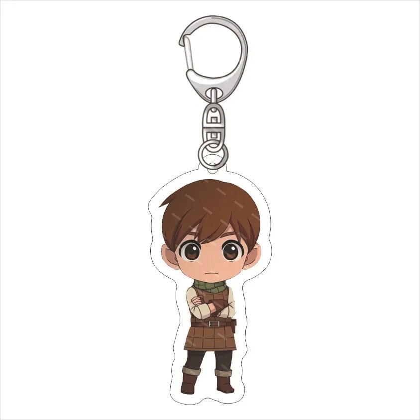 Anime Delicious In Dungeon Acrylic Keychain Cartoon Figure Pendant Marcille Donato, Laios Touden, Senshi, Chilchuck Bag Hanging