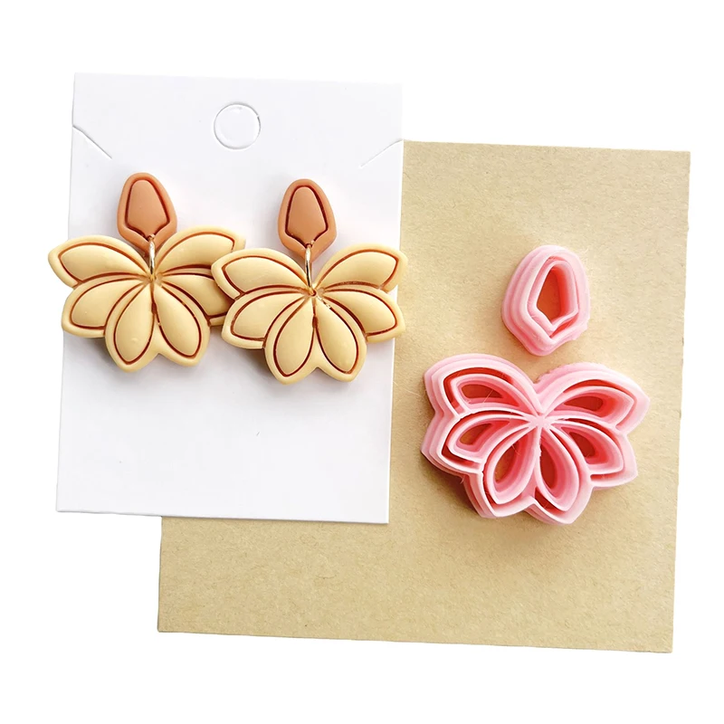 

Leaf/Scalloped Polymer Clay Cutter Spring Clay Cutters Earring Cutters Jewelry Making Polymer Clay Tools
