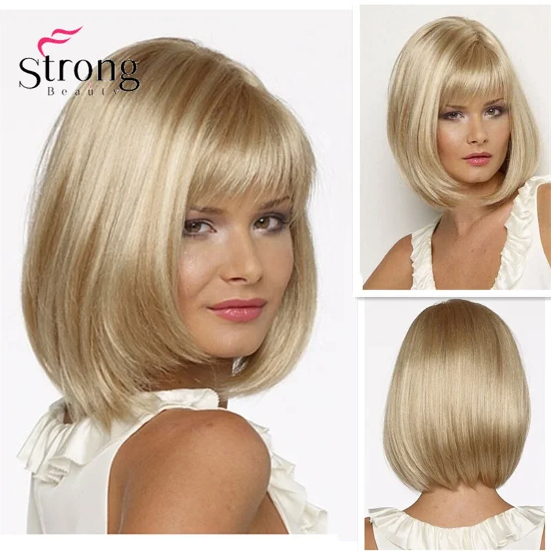 Strongbeuaty Short Brown and Auburn Lightspot Fashion Lady Synthetic Wig mix order