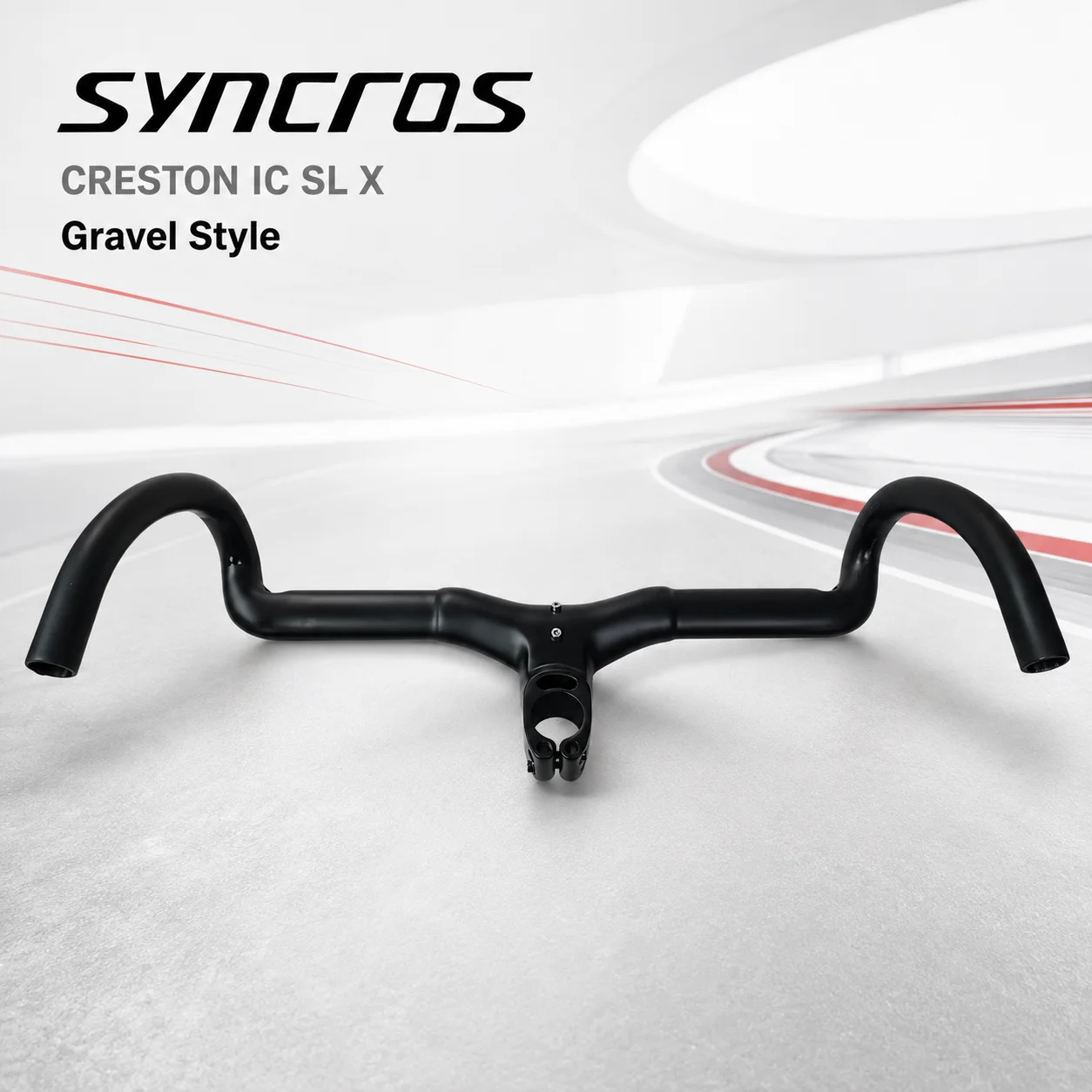 Syncros Creston IC SL X Gravel Handlebar T1000 Carbon Full Internal Cable Routing Road Handlebar Integrated Gravel Cockpit Di2 - view 3