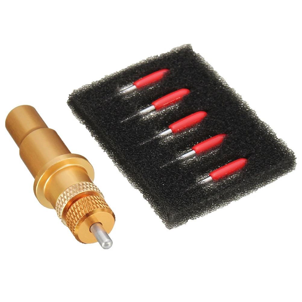 6Pcs Plotter Cutter Blades 45 Degree Tungsten Steel Carbide Tip Lightweight for Cutting Plotter Vinyl Cutter Wood PVC Mdf