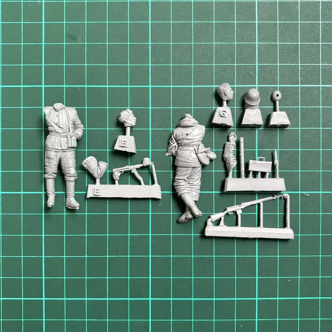 Kit de figurines en résine non peintes, thème militaire, GK non assemblé et non peint, 1/35R-2