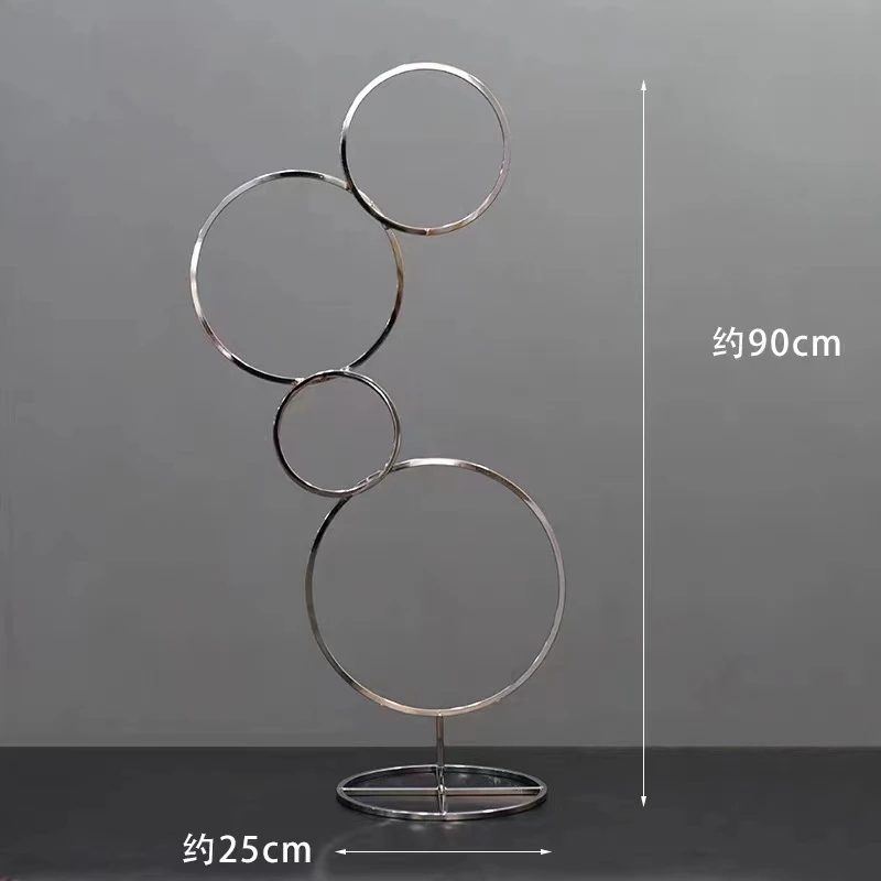 10 Stück hochwertige plattierte Donut-Tischdekoration, Hochzeitsständer, Weihnachtsdekorationszubehör – Detail 1