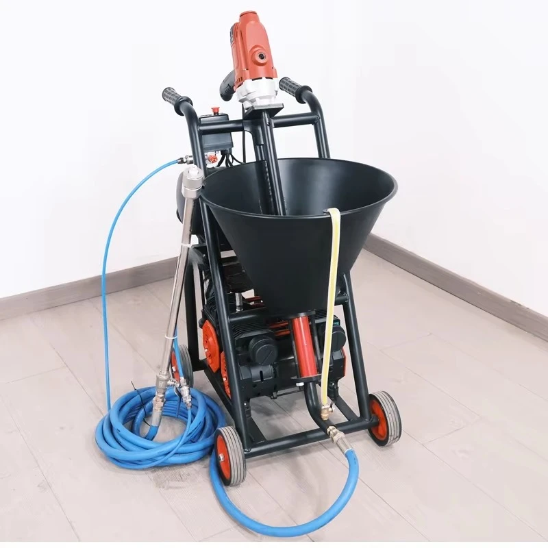Hot Sale Electric High-Pressure Spray Industrial Waterproof Coating Grouting Paint Cement Slurry Putty Spraying Machine