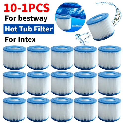Imagen 1 del producto Cartucho de filtro de Spa tipo VI, extremos de goma suave, filtro de piscina de repuesto, filtro de SPA para filtro Flowclear VI para filtro Intex