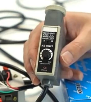 Color Sensor Photoelectric Switch KS-WG22 KS-RG22 for Packaging and Bag Making Machine Alignment