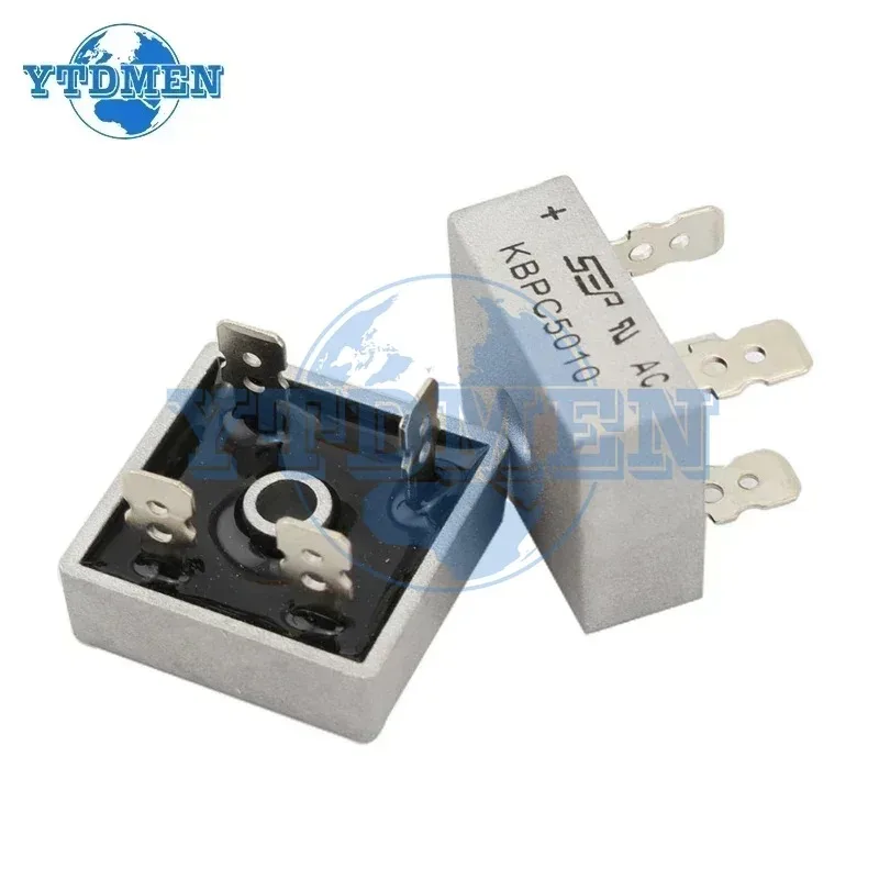 4-10PCS Diode Bridge Rectifier KBPC5010 50A 1000V Rectifiers Electronics Kit