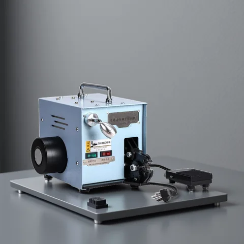 Elektryczna zaciskarka do końcówek 60W do końcówek gołych/izolowanych/rurkowych, wymienne szczęki, maszyna do zaciskania przewodów