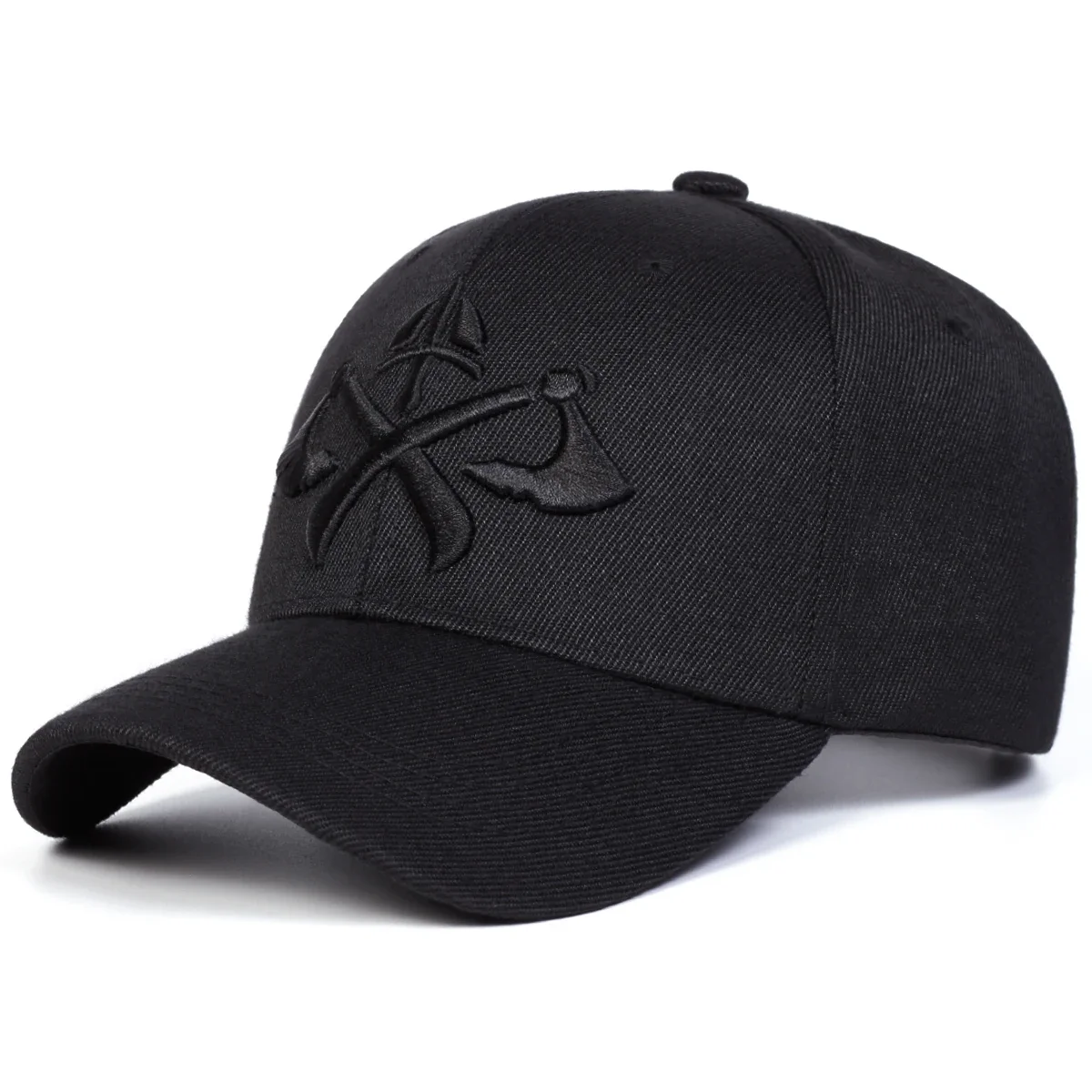 Unisex Hammer and Axe Embroidery Baseball Caps Spring Autumn Outdoor Adjustable Casual Hats Sunscreen Hat Sports Cap
