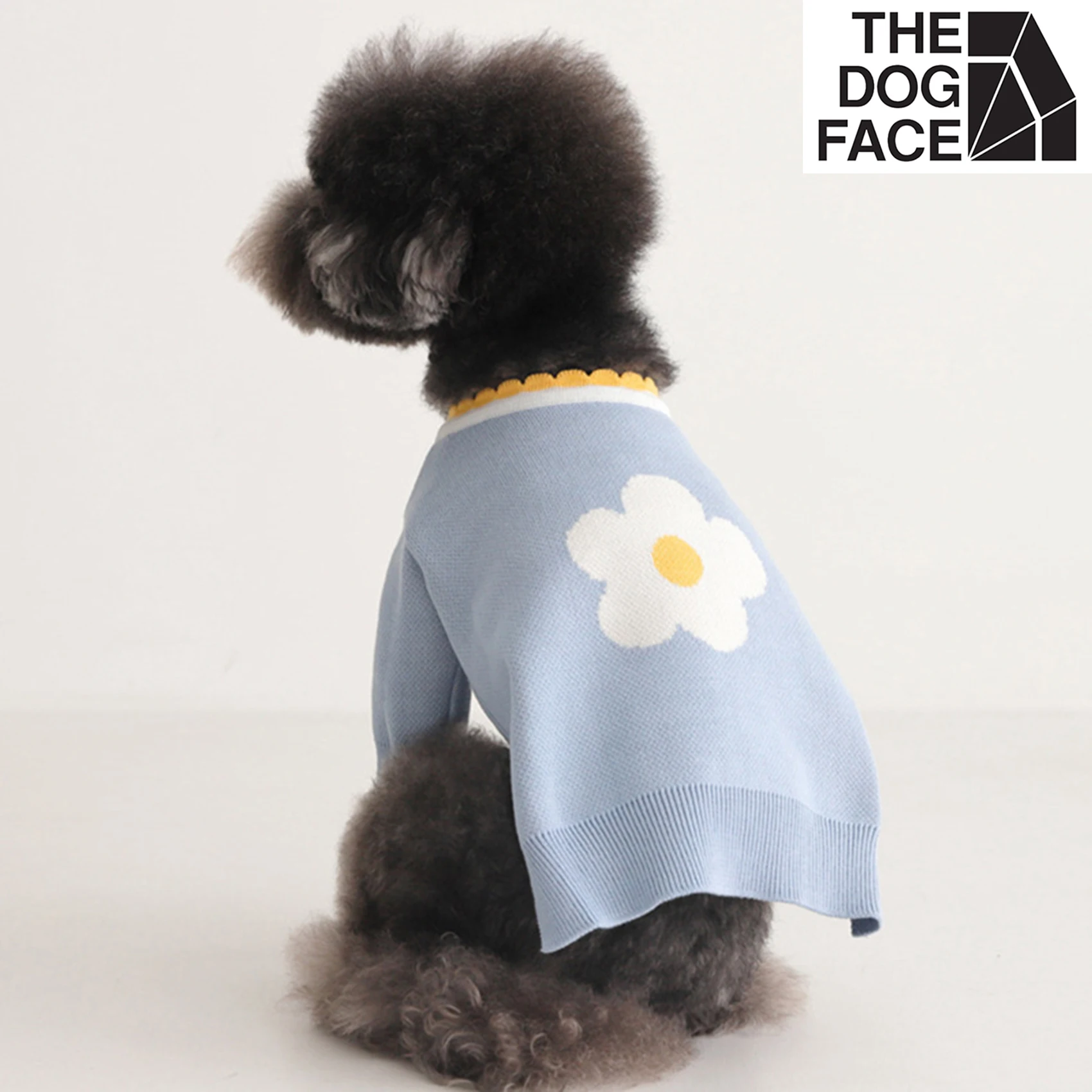 

Floral Knit Cotton Dog Clothes Adjustable Sweater Comfortable Pets Costume for Puppy Cute Dogs Lovely Pet Accessories Supplier