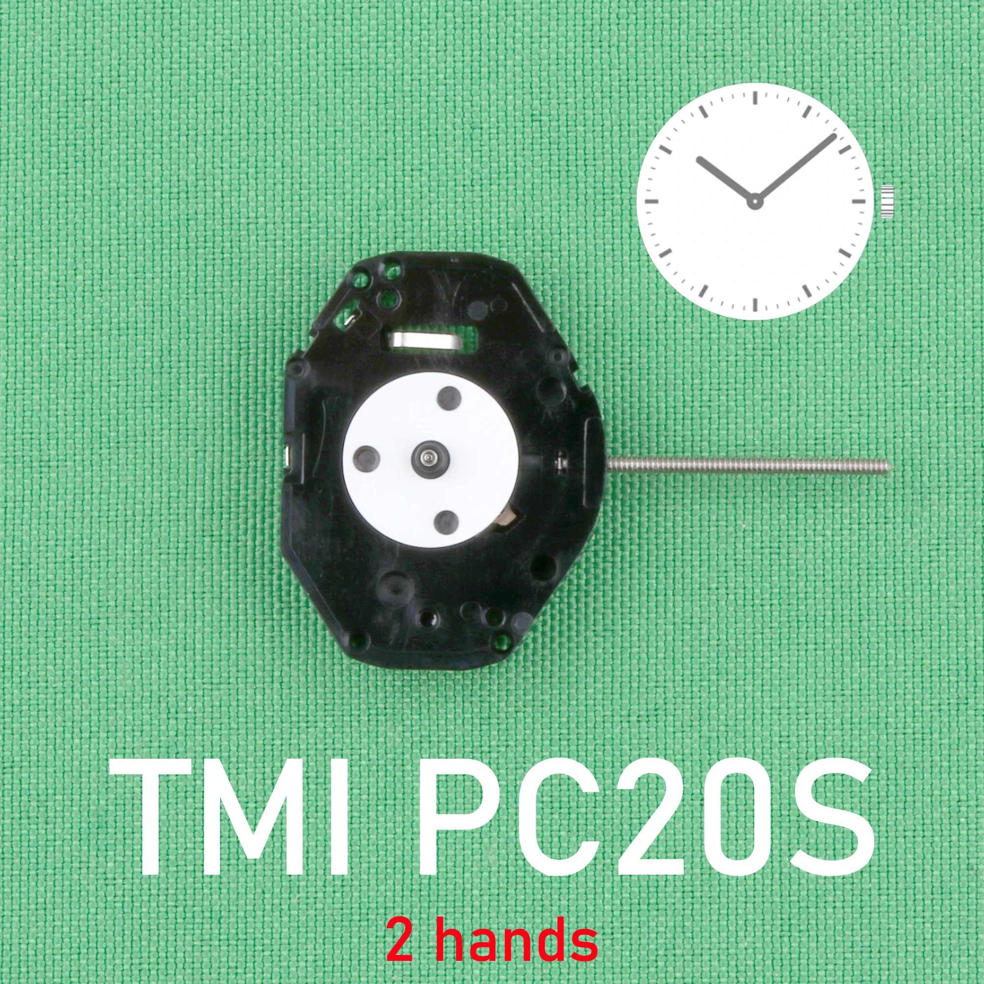 TMI PC20S movement New Japan PC20 Movement TMI PC20 Watch Movement 2 hands