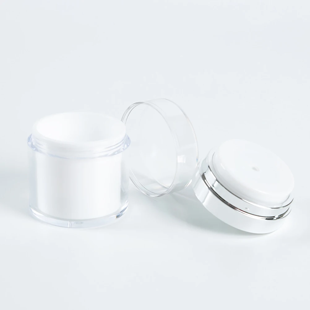 

3 Pcs Eye Bottle Empty Lotion Jars Portable Cream Boxes Refillable Sub Containers Travel Size Acrylic Storage for Face