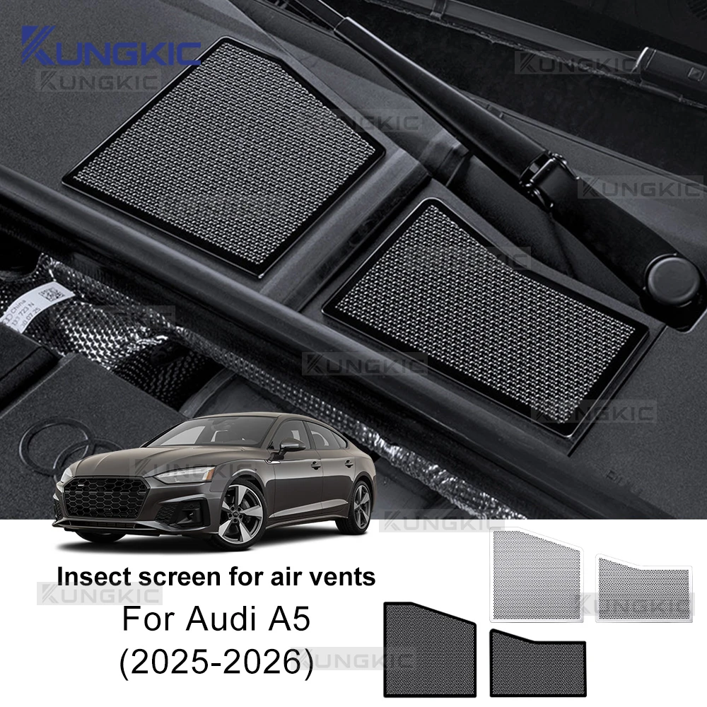 

Air Intake Cabin Debris Filter For Audi A5 2025 2026 Insect-proof Net Air Inlet Protective