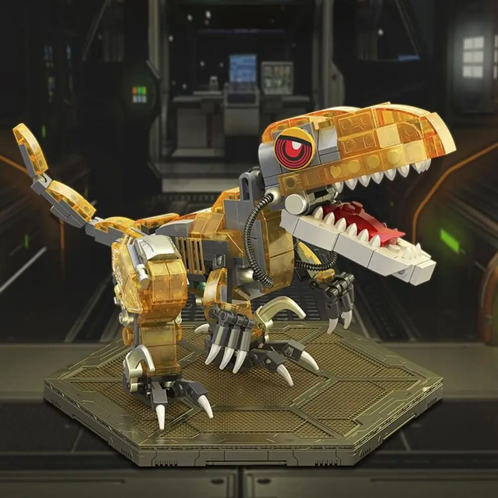 الديناصور مضيئة ديناصور بناء الالعاب العملاقة ترايسيراتوبس محاكاة الديناصورات الميكانيكية كتلة سبينوصور اليدوية