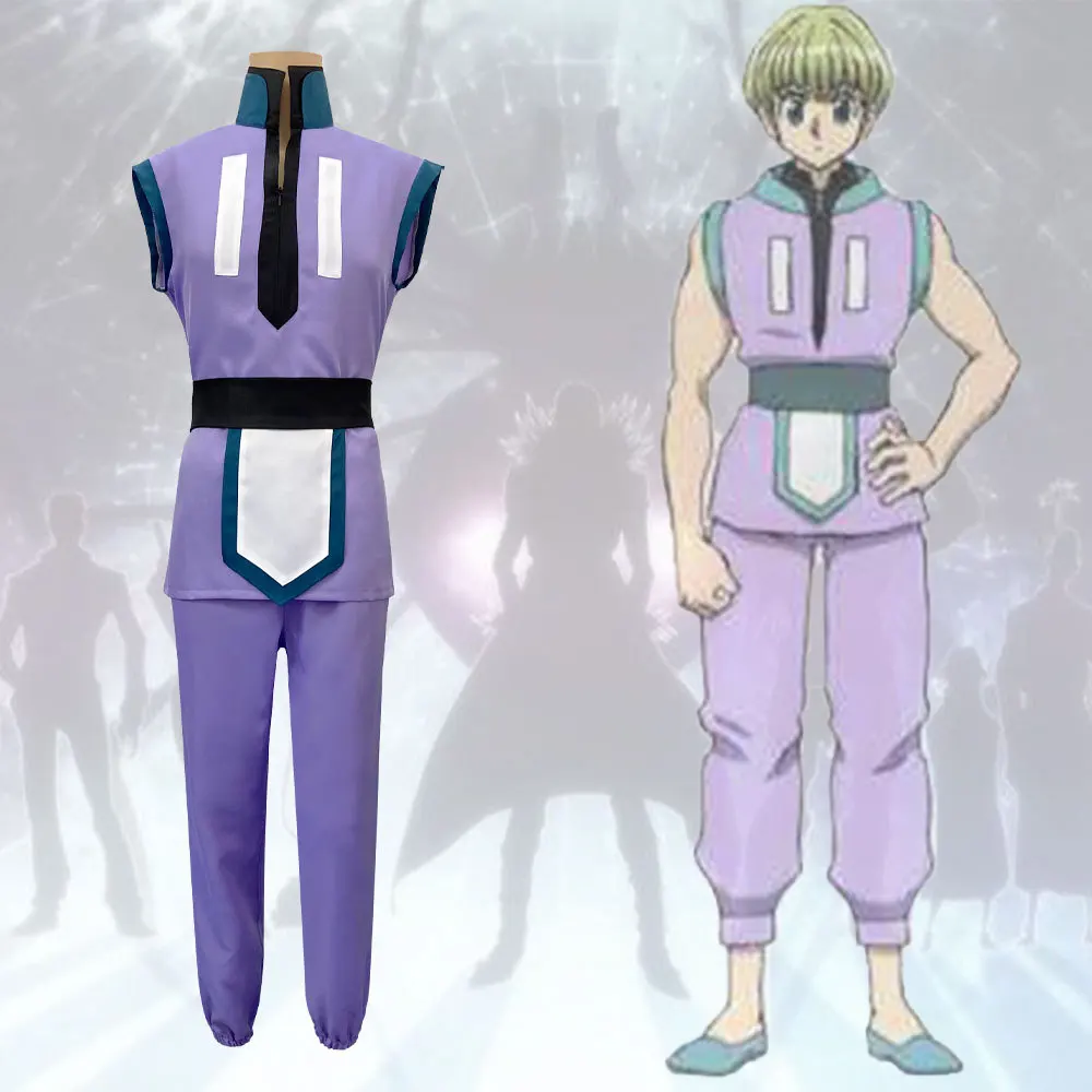 

Anime Hunter X Hunter Shalnark Cosplay Costume Top Pants Halloween Party Carnival Outfit for Adult Uniform