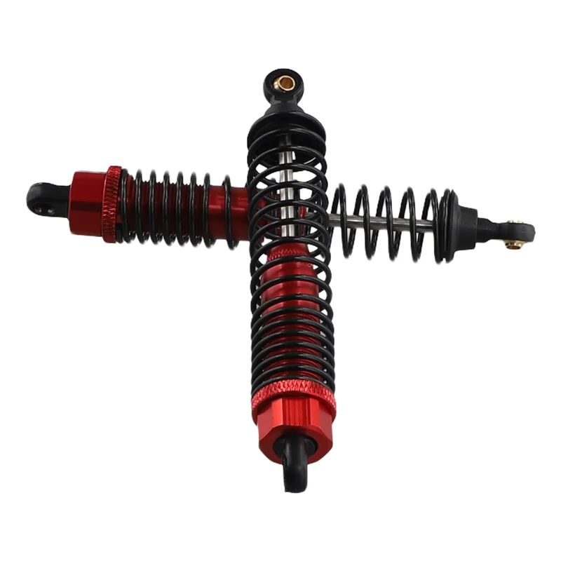 MACH-RC 108004(08001) Schwarzer Aluminium-Stoßdämpfer, 2 Stück, passend für HSP 1/10Truck