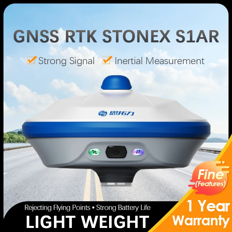 

GNSS System Stonex S1AR Rover 1408 Channels RTK GPS Land Measurement Positioning Equipment