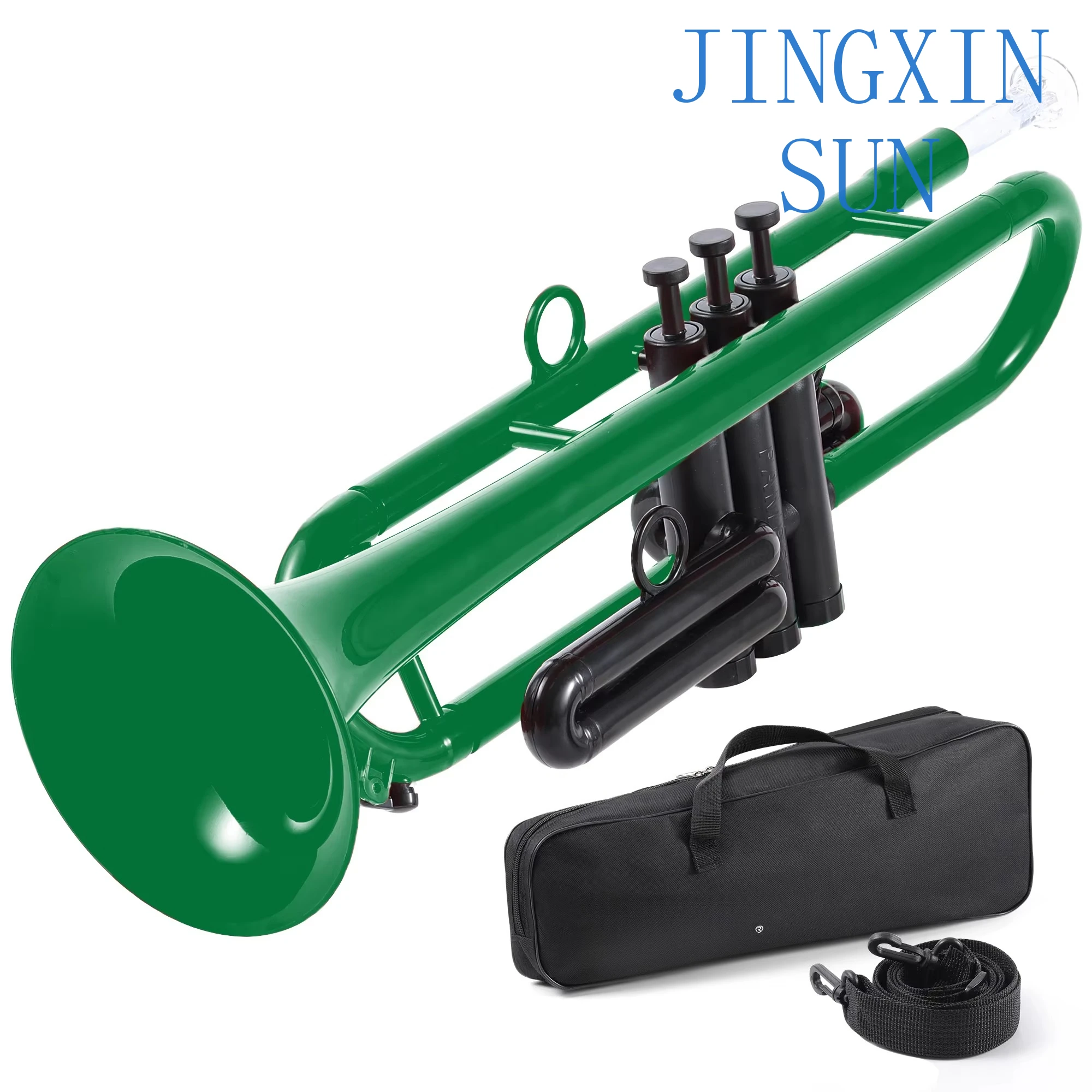 Professional plastic musical instruments, lightweight trumpet set for beginners and students