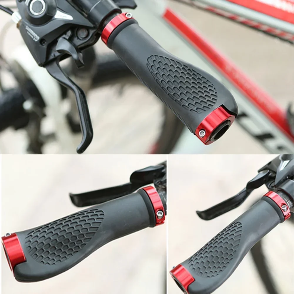 Bike Handlebar Grips Bicycle Handle Bar Grips Mtb Bike Super Soft Mtb Grips Handlebar Gold Bicycle Grip Bicycle Parts