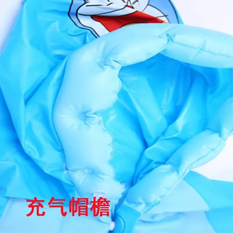 معطف واق من المطر مرحبا كيتي مع حقيبة مدرسية للأطفال ، المعطف Kawaii جديد للطلاب ، الإبداعية الجسم كله دائم المطر والعتاد