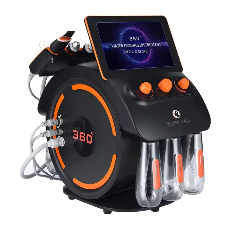 プロフェッショナルヒドラダーマブレーションダイヤモンドピーリングビューティースキンスクラバーマイクロダーマブレーションヒドラ酸素フェイシャルマシン