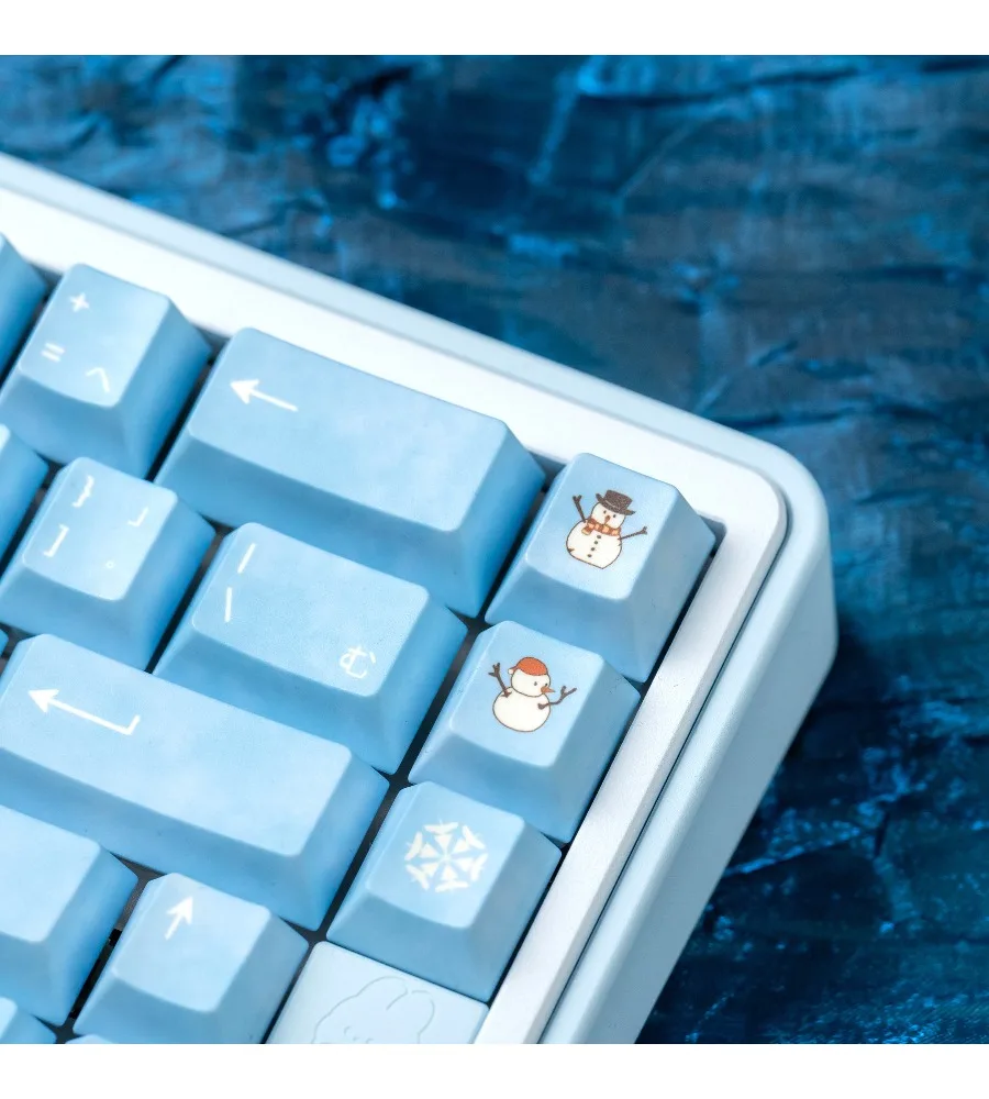 Snow girl keycap original PBT sublimation design adopts ergonomic adaptation mechanical keyboard DIY table