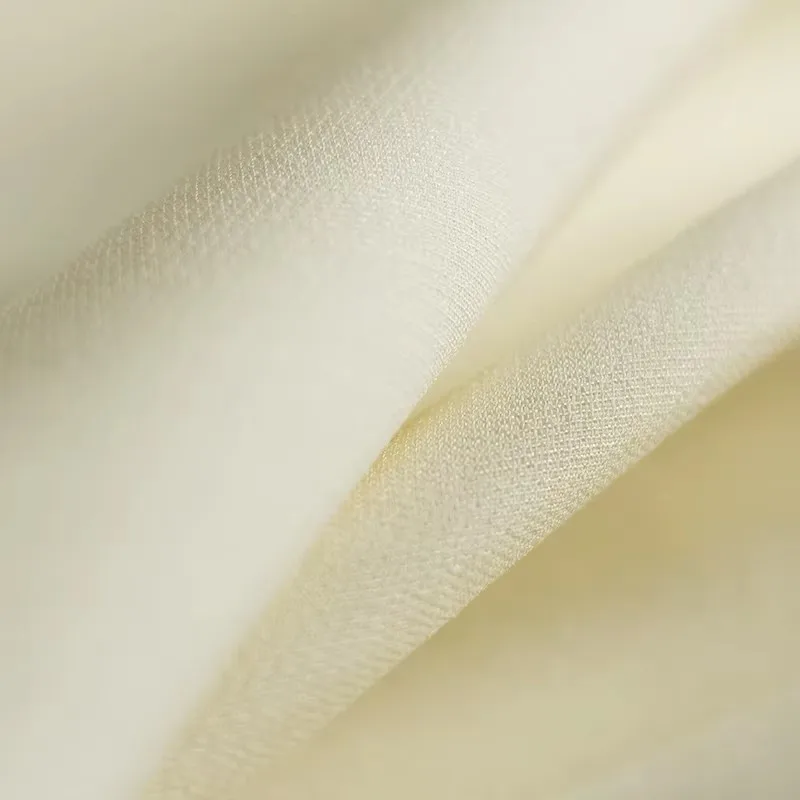 Redraspberry 55momme White Silk Wool Fabrics Garment Materials Women Suits Coat Jacket Sewing Cloth Tailor Freeshipping