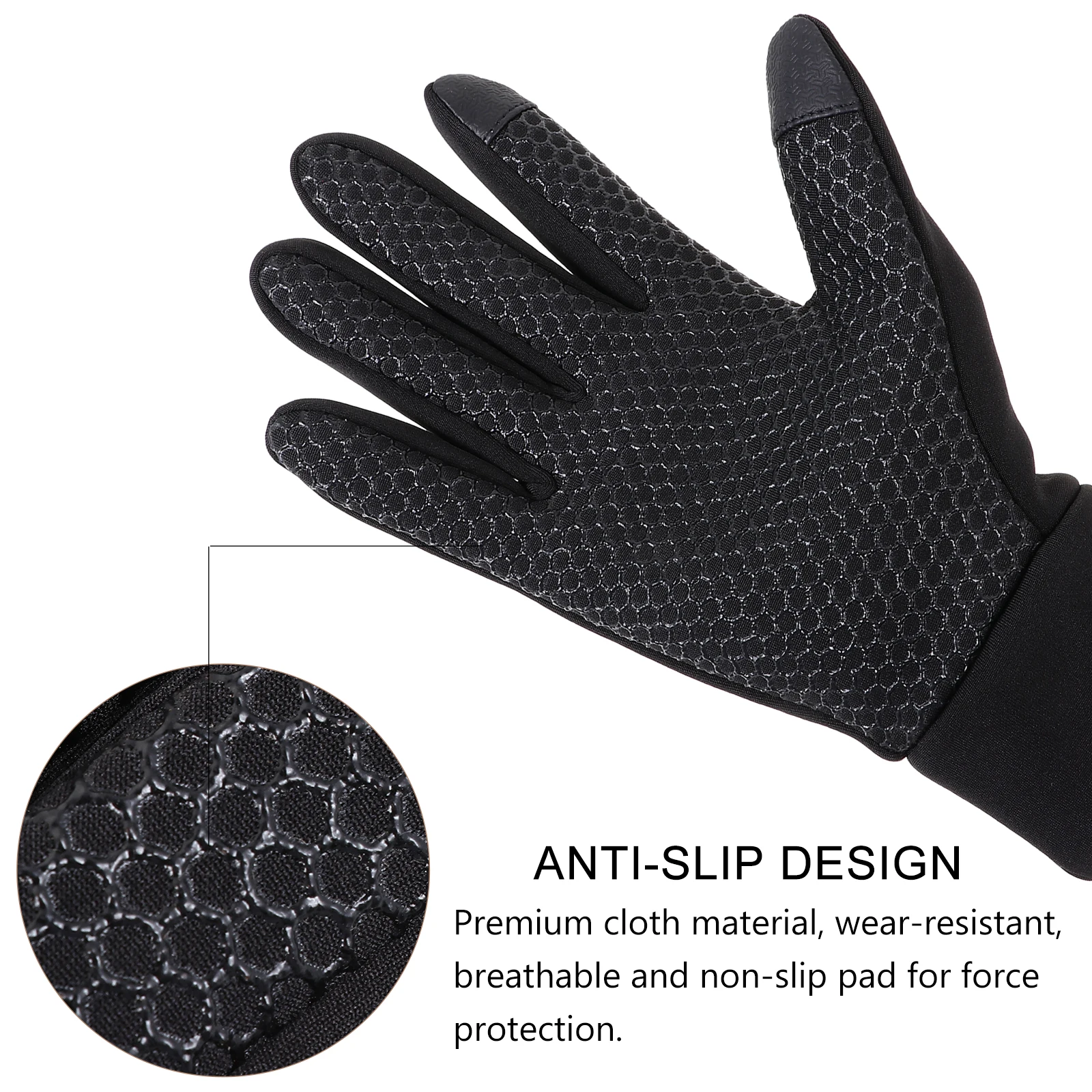 

1 Pair Winter Outdoor Gloves Waterproof Windproof Warm Cycling Climbing Anti Slip Breathable Sport Mitten Touch Screen Ridding