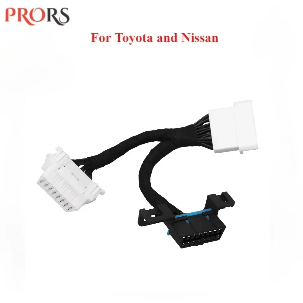 0.15M One To Two Adapter Cables Suitable for Toyota and Nissan New OBD2 Electronic Cable with One To Two Extension Cables of OBD