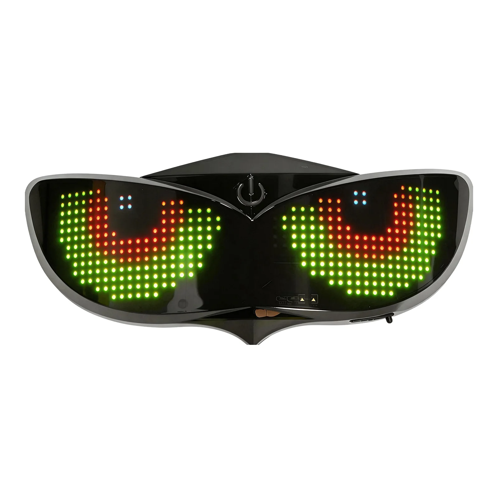 LED Motorcycle Helmet Display (Without Helmet) Helmet Tail Light DIY Screen LED for Scooter Bicycle Bike Outdoor RBG Screen