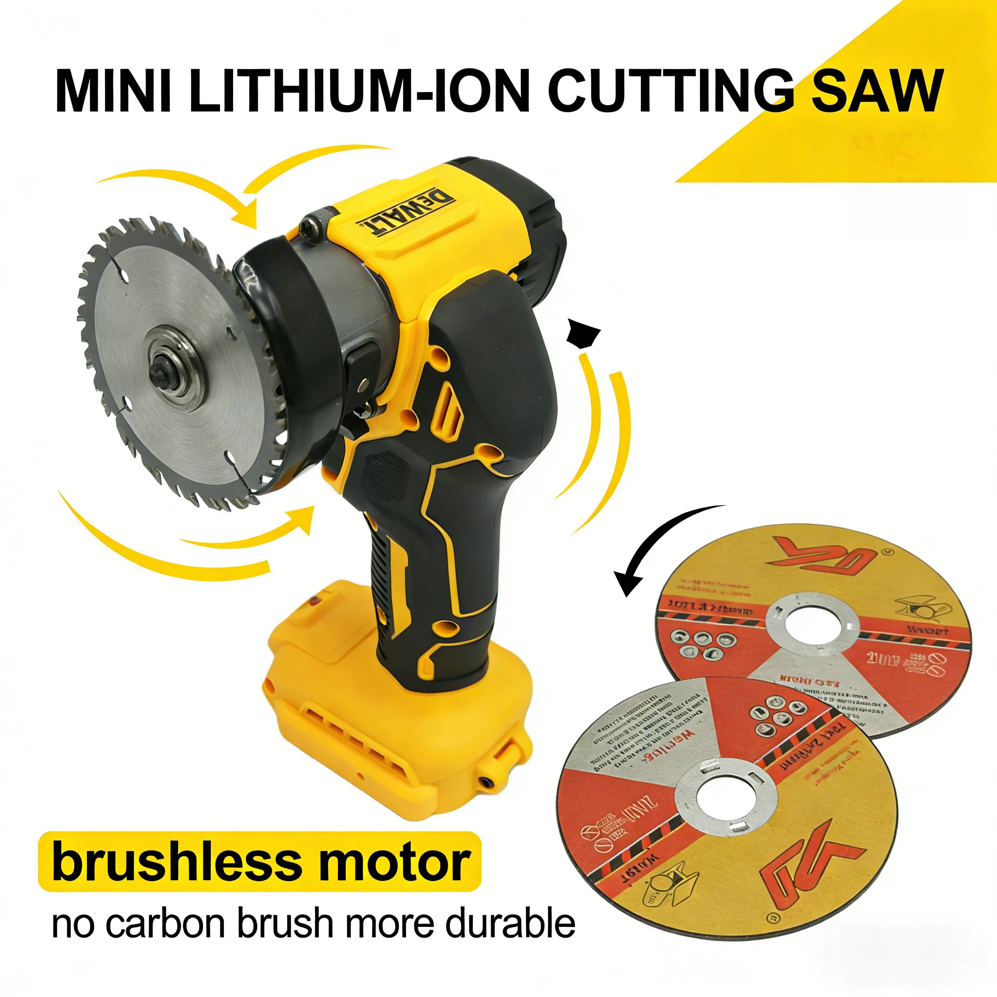 DCS438 DEWALT 20V Lithium Battery Cordless Multi-Material Cutter, Durable Housing, Dust-Resistant Design, Battery Not Included