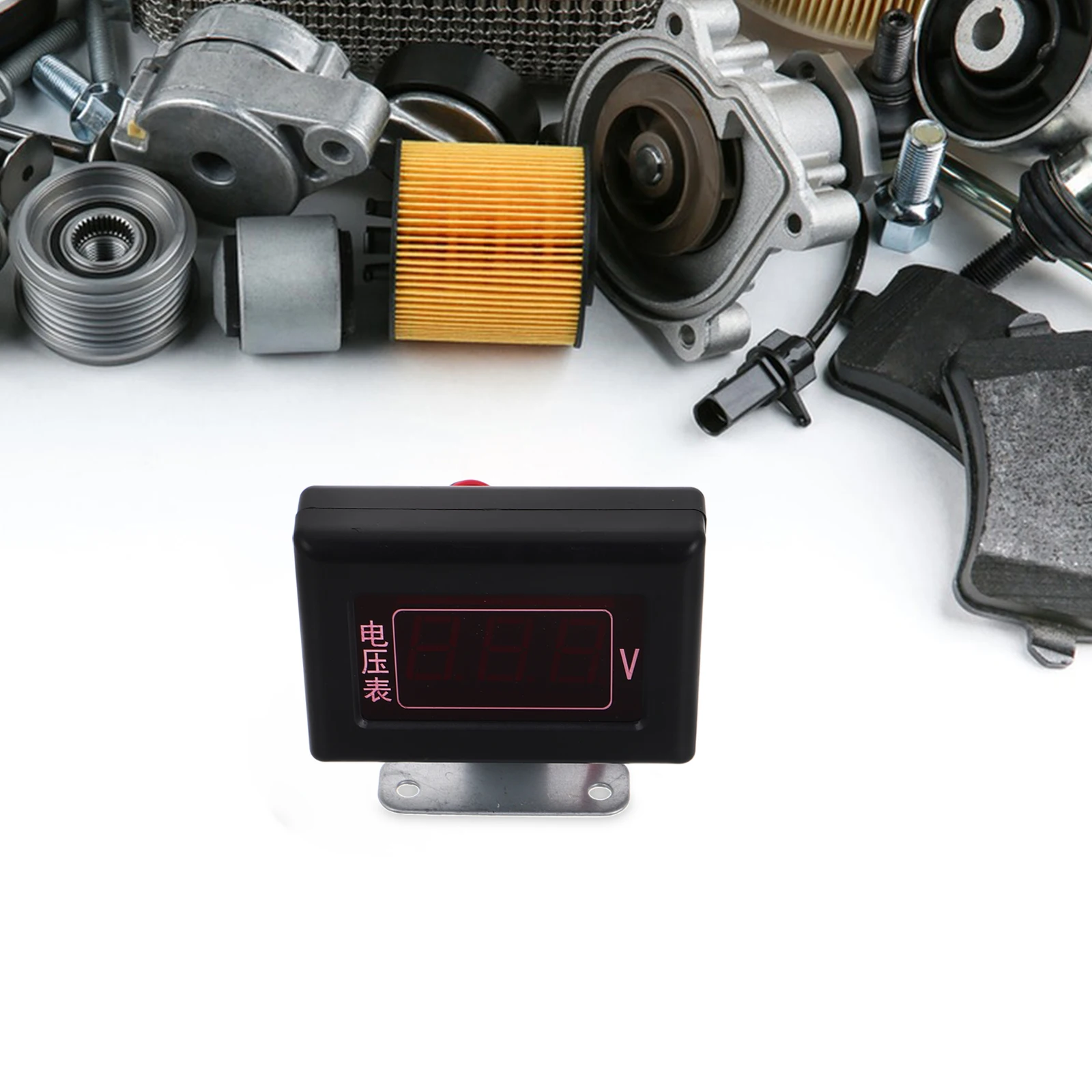 

Universal Digital 12V24V Car Ammeter Monitor Modification Accessories Universal Digital Voltmeter Waterproof Display Gauge