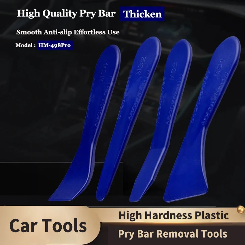 4 قطعة أدوات إزالة تفكيك صوت السيارة البلاستيكية عالية الصلابة إصلاح لوحة قضيب رفع ملحقات اليد لأودي BMW