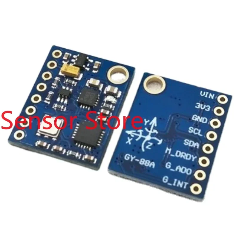 

5PCS GY-88A MPU-6050 HMC5983L BMP180 10DOF Flight Control Sensor Module