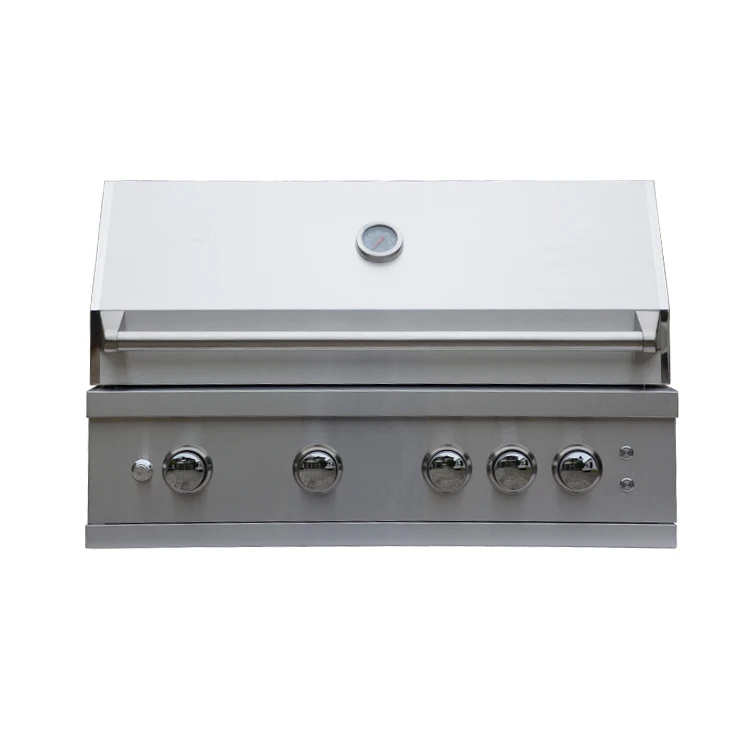 Outdoor Kitchen 4 Burner Gas Grill Stainless Steel 304 Built-In BBQ Grills