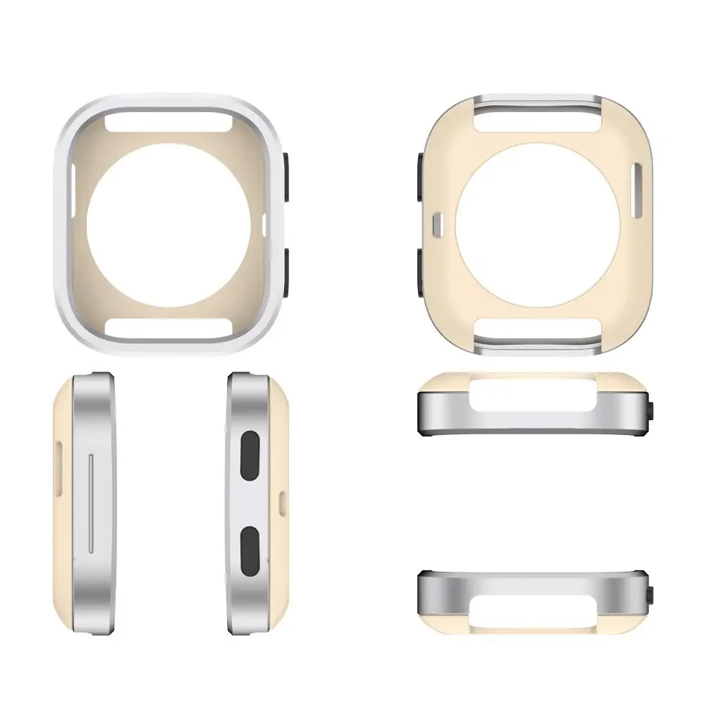 إطار ساعة معدني بديل مضاد للخدش ومضاد للصدمات وواقي شاشة واقٍ لهاتف Amazfit Bip 6