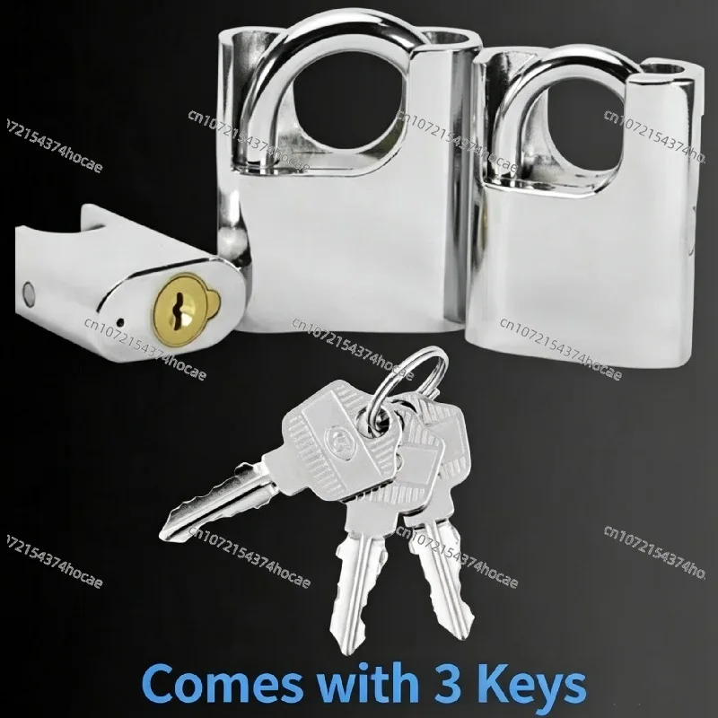 Anti‑Theft Door Lock, Warehouse Gate Lock, Outdoor Padlock, Waterproof & Anti‑Pry Lock Cylinder, 274 Half‑Covered Type