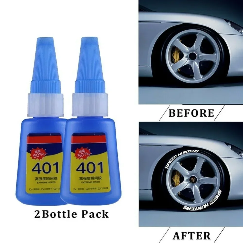 1/2Bottles Multi purpose Adhesive Korean Version 401 Adhesive Rubber Plastic Nail Glue 502 Adhesive Repair Phone Glass Screen