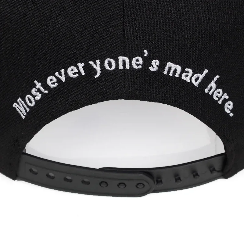 Cartoon Alice in Wonderland Kawaii Baseball Caps Sports Cap Cheshire Cat Embroidered DSN Cap Hip Hop Snapback Hat Gift - view 5