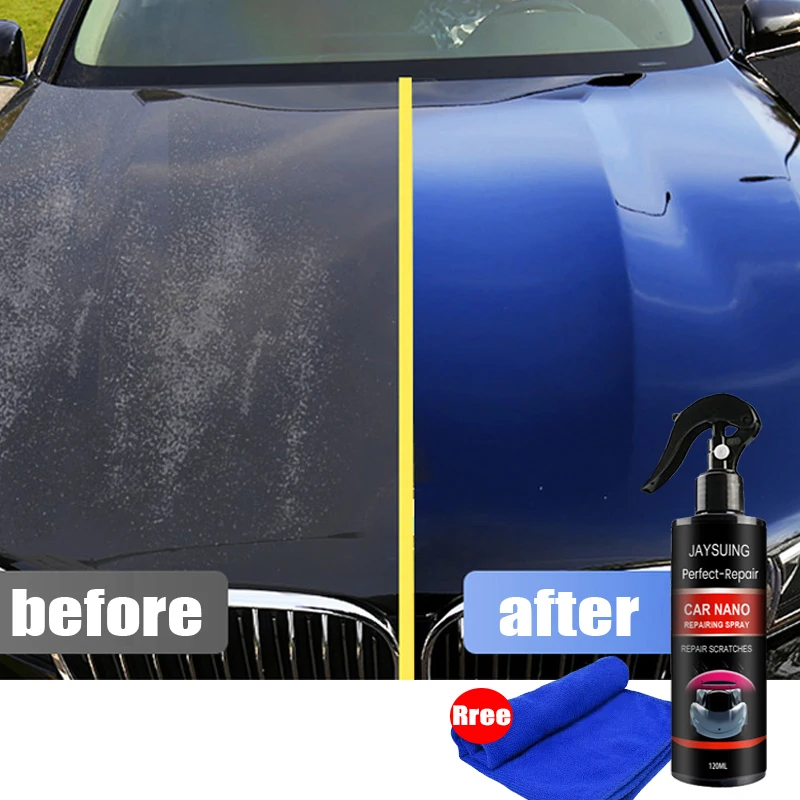 Car Coating Spray Polish Wax Nano Repairing Spray Super Hydrophobic Glass High-performance Coating Beauty Care Products