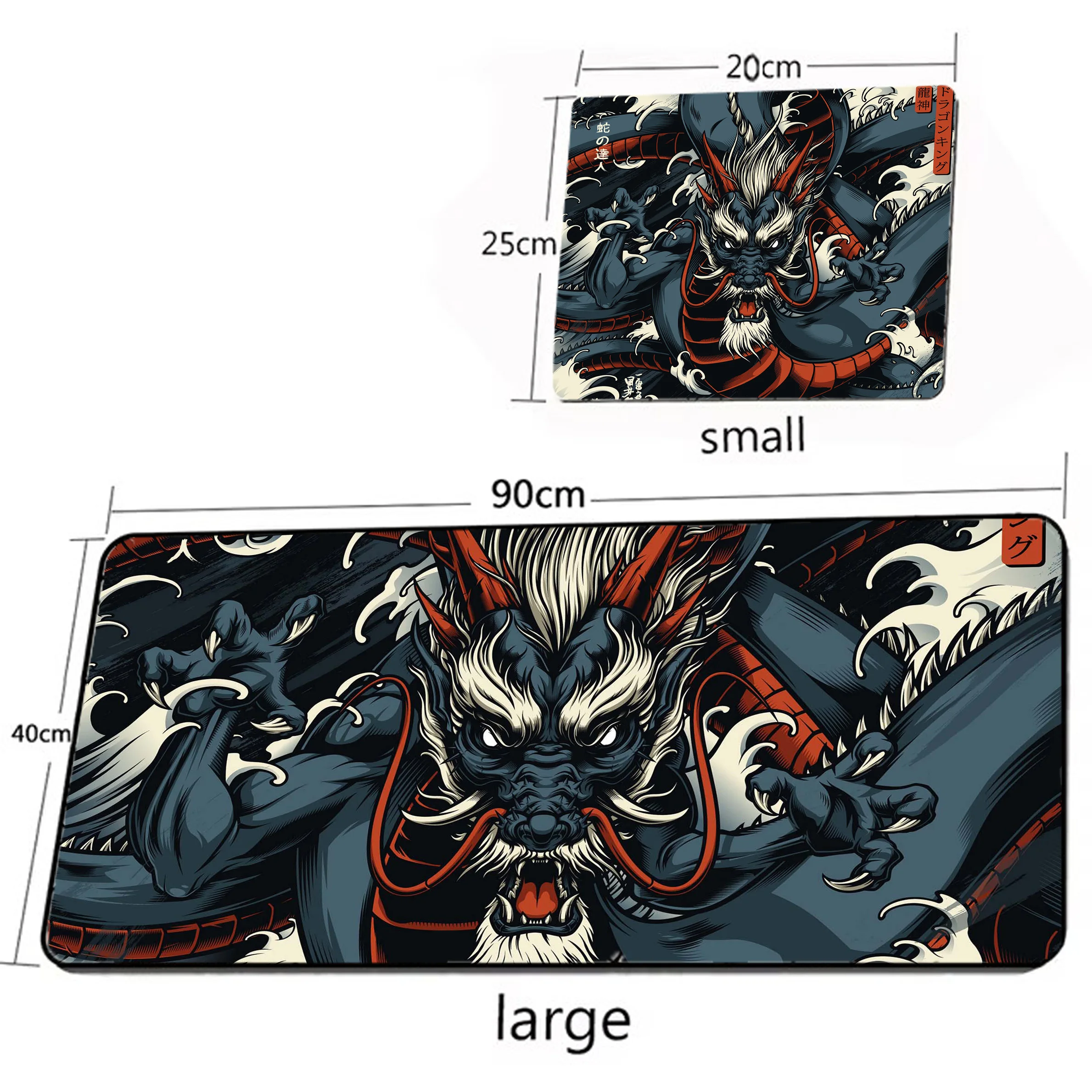 

Dragon Large Mousepad XXL 900x400mm Notebook Office Mouse Pad Gaming Carpet Locking Edge Mouse Mat Anti-slip Game Keyboard Pads