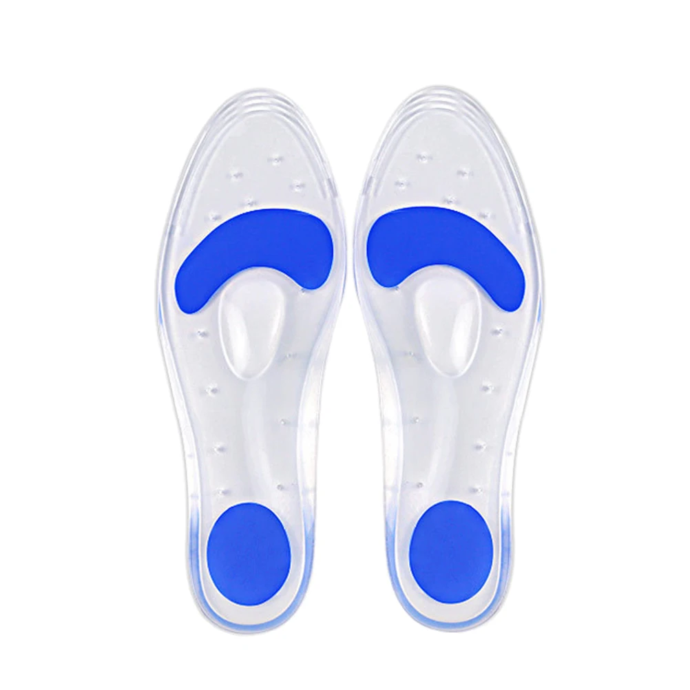 

Silicone Insoles Women Foot Inserts Heel Cushion Pads Reduce Stress Improve Stability Foot Care Tools