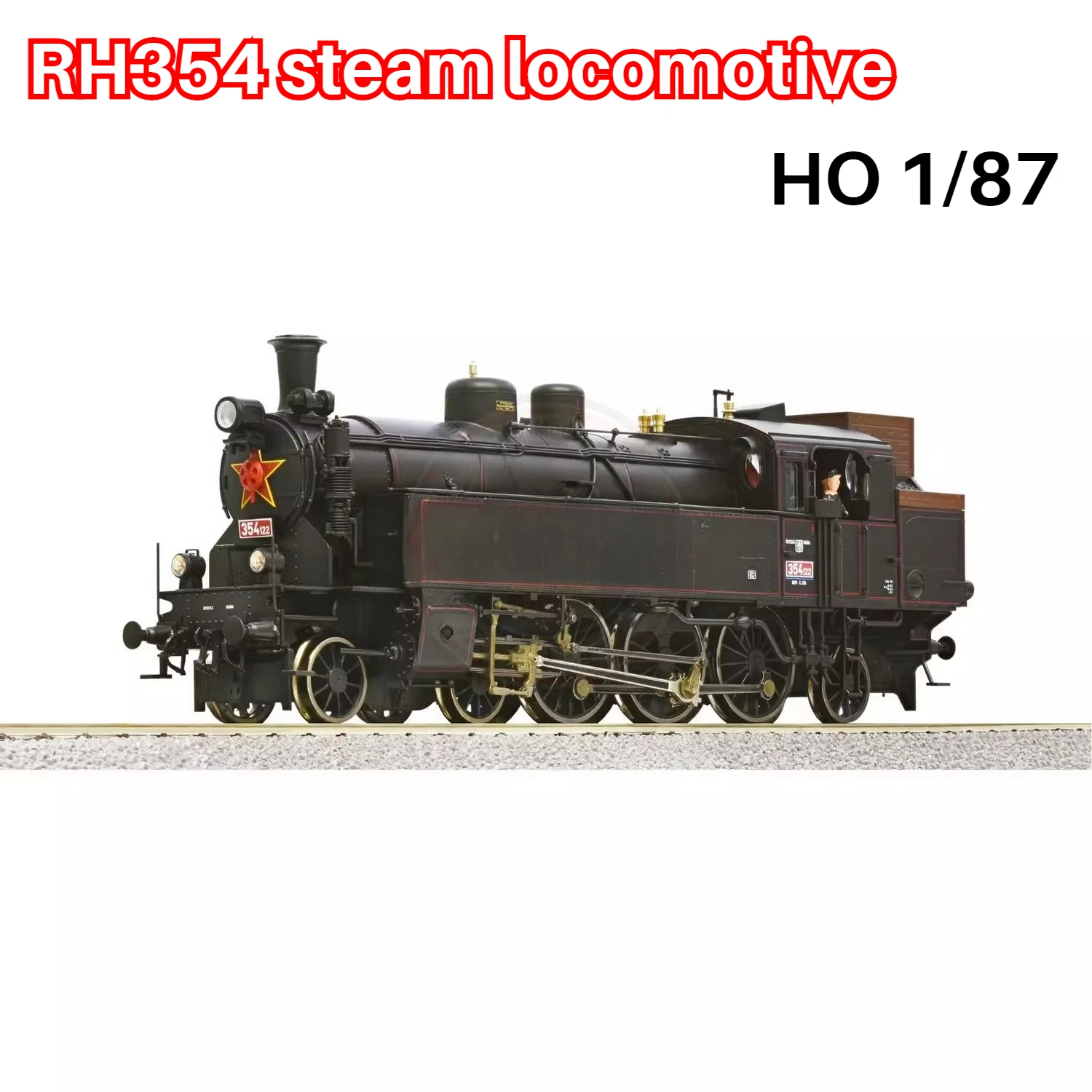 

ROCO HO Type 1/87 Train Model RH354 Steam Locomotive 7100026/7110026 Analog/digital Sound Effects Boy's Toy Gift