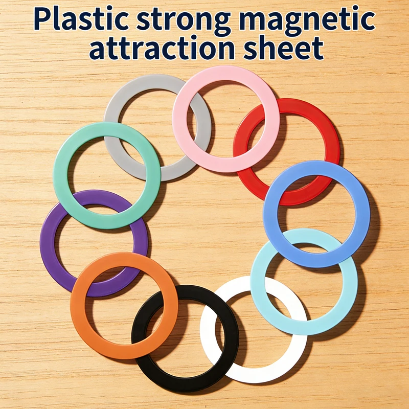 

Магнитная наклейка для беспроводной зарядки MagSafe для держателя мобильного телефона, ультратонкая задняя наклейка для iPhone, Samsung, Xiaomi