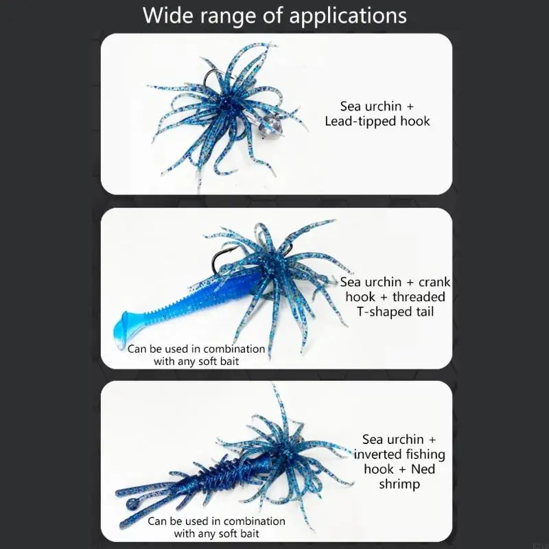 Sea Urchins Lures For Enhances Fish Attraction In Various Fishing Conditions