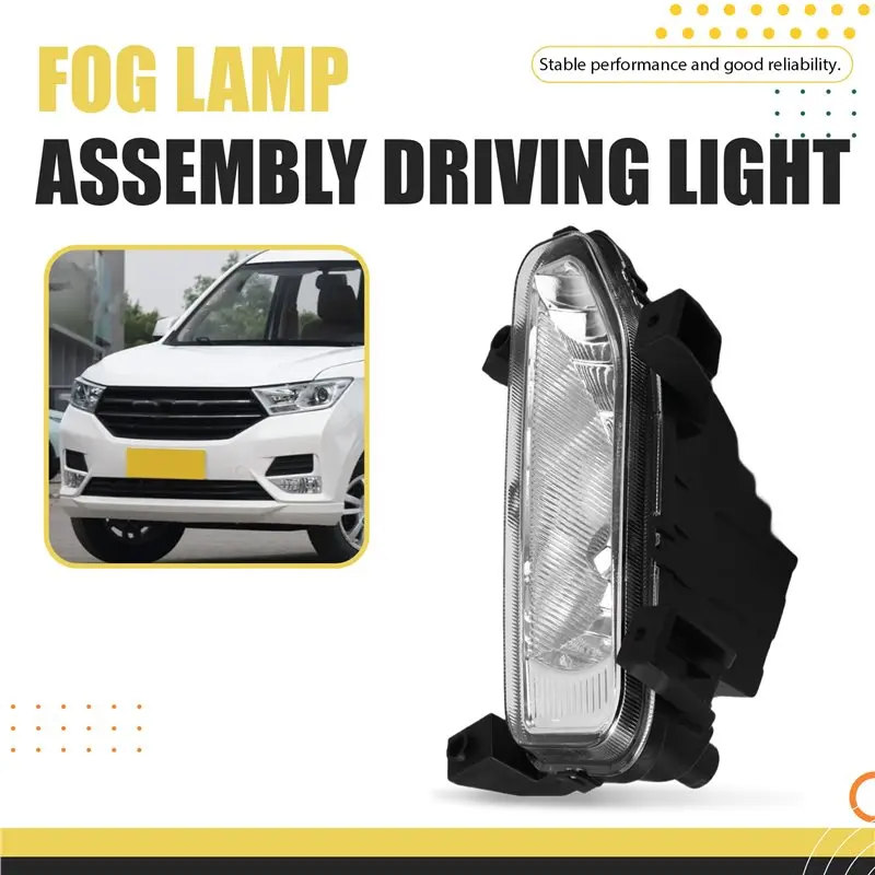 Car Front Bumper Fog Light Fog Lamp Assembly Driving Light Daytime Running Lamp For Wuling Hongguang N400