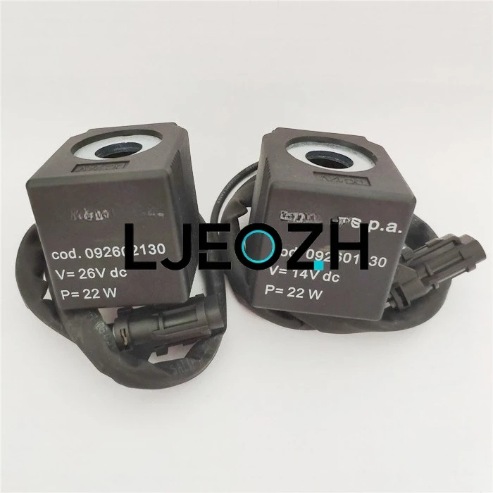 For Foton Lovol Excavator FR60 65 80 150 170 Pilot Solenoid Valve Coil, Hole 13 High 38.5