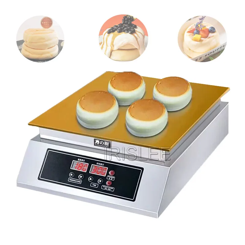 

Souffle Pancake Machine 1500W Souffle Maker Single Double Head Multifunctional Pancake Souffle Baking Machine