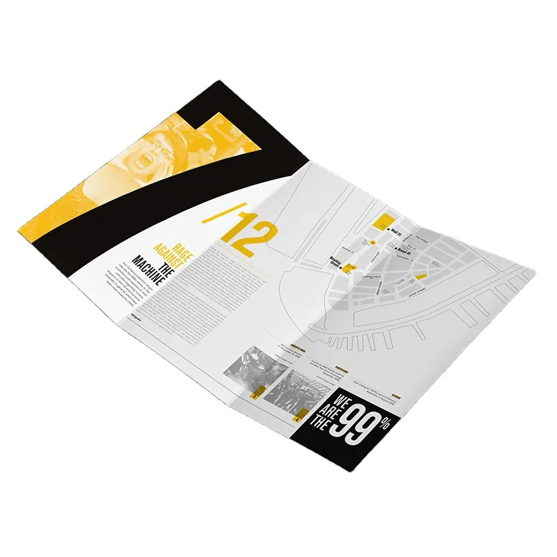 50 0.Zhang.Custom.Customized flyer printing with customizable size and design brochure manual