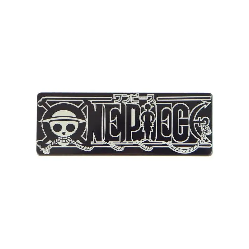 

One Piece Animation Creative Luffy Gray Man Tactical Metal Laser Velcro Personalized Skull Backpack Morale Badge Holiday Gift